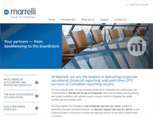 Tablet Screenshot of marrellisupport.ca